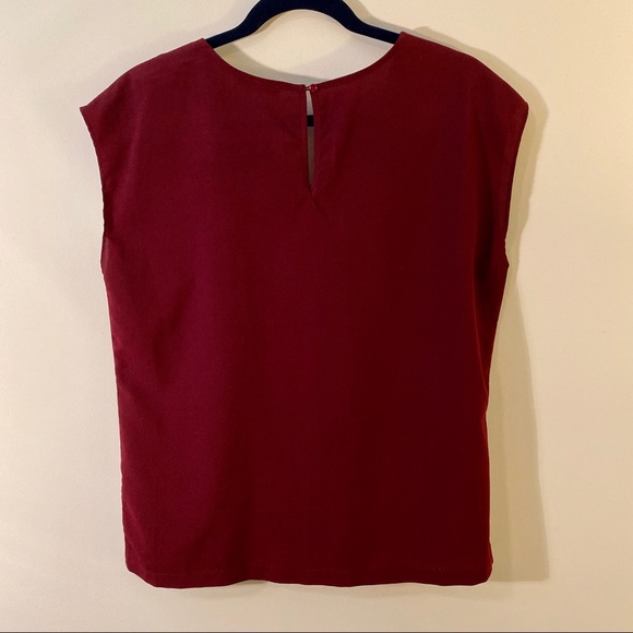 Embroidered Neckline Blouse - Picture 6 of 7